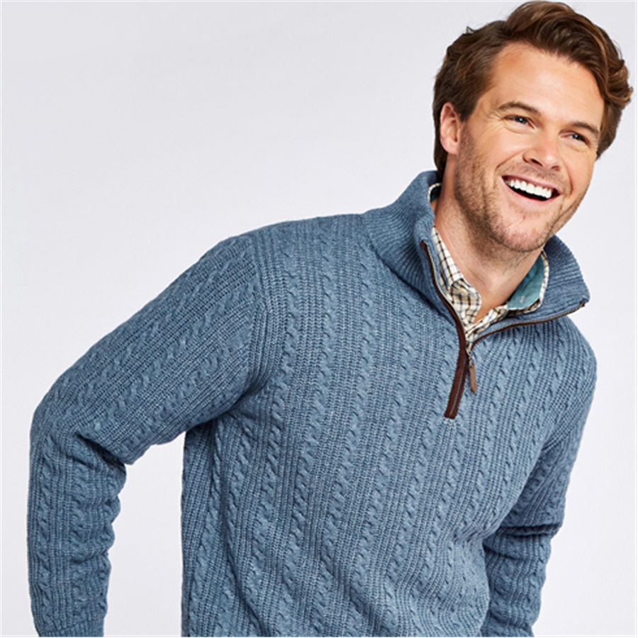 Dubarry Portnahinch Sweater Sl/Blue M 3
